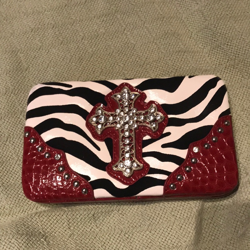 Zebra & Red Cross Wallet